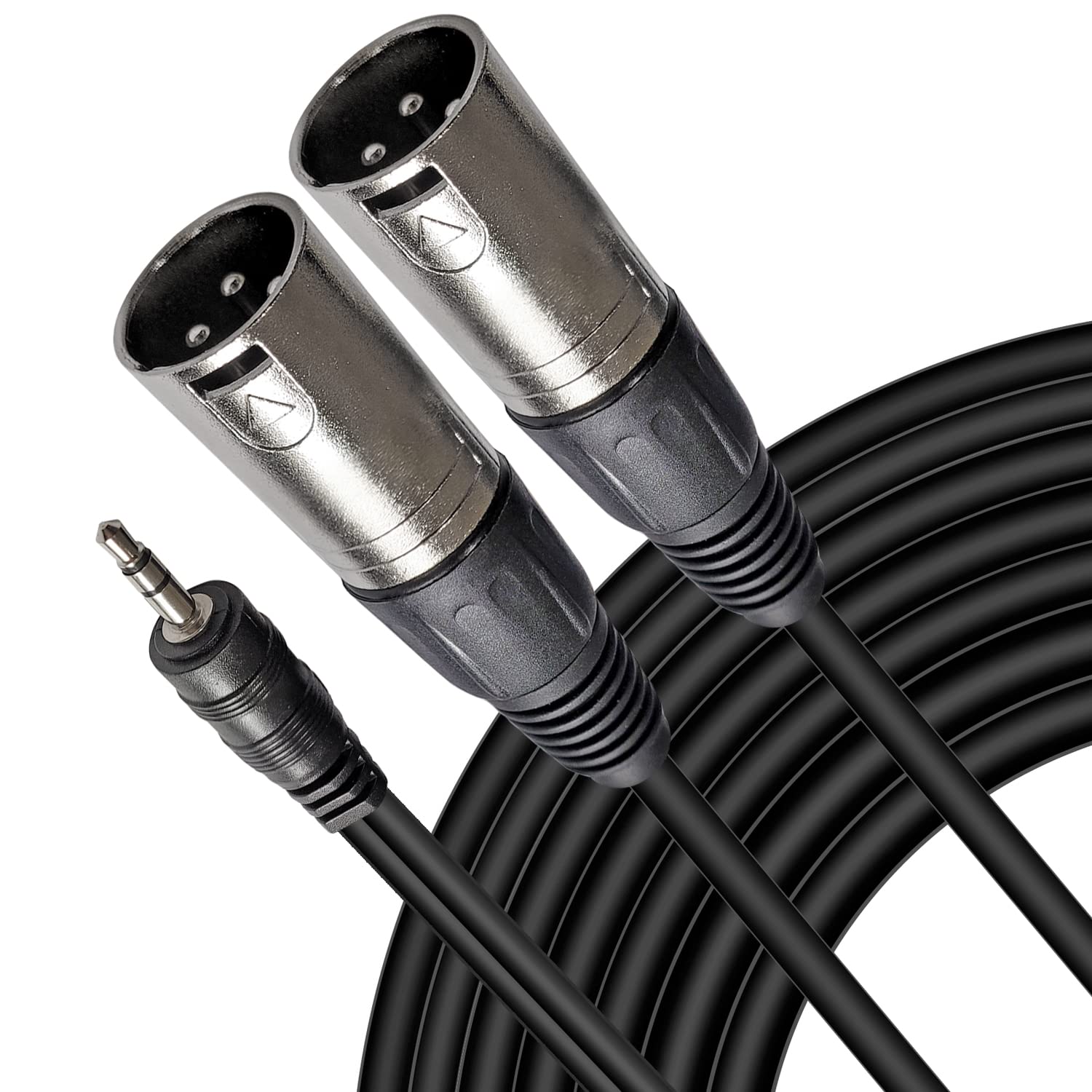 Amazon.com: AxcessAbles TRS18-DXLR402M 1/8-inch (3.5mm) Stereo